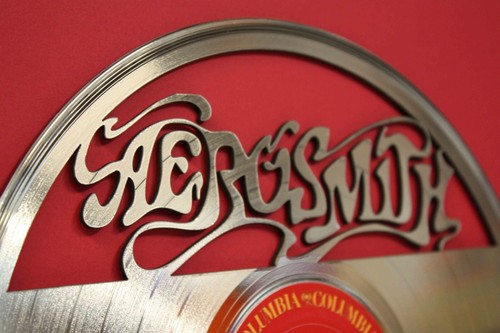 Aerosmith Gold laser cut LP record wall art - Picture 2 of 4