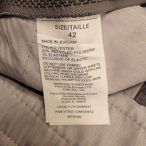 Ben Hogan Golf Shorts Mens 42 UPF 50 Sun Protection Performance Heather Gray NEW - Picture 7 of 9