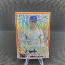 2021 Leaf Metal Draft - 1990 Leaf Autographs 1/4 Orange Wave SSP RC MINT RARE🔥