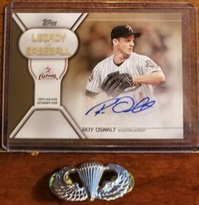 Roy Oswalt 2019 Topps Series 1 Legacy of Baseball Autograph Gold Parallel #08/50