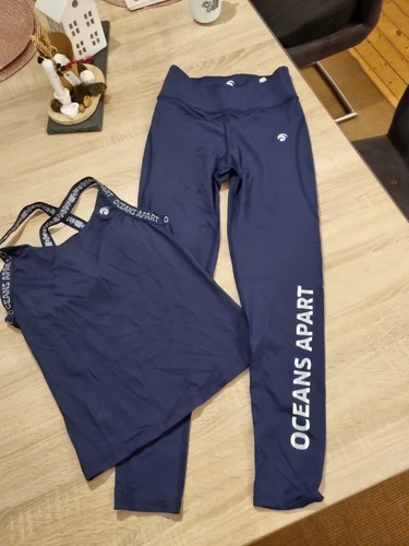 orig. Oceansapart Judy SET blau, Gr. M, Fitness- Sporthose SET Oceans Apart,