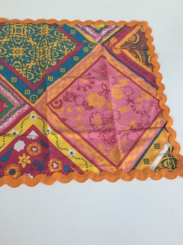 "Cañón Teen (1) Naranja/Multicolor Diseño Bandana Simula Estándar 26"" x 20" - Imagen 3 de 7