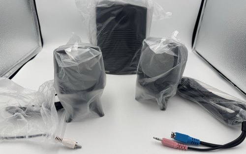 Brand New Boston Acoustics BA745 PC Computer Speaker Set System Dark Gray - Picture 2 of 11