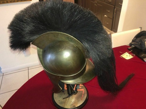 Authentic Movie Frank Miller “300” King Leonidas Helmet Replica With Stand Best - Picture 7 of 12