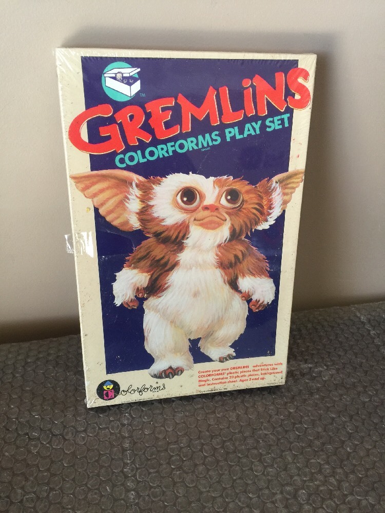1984 GREMLINS COLORFORMS PLAY SET Stripe Gizmo Steven Spielberg- FACTORY SEALED 1984 GREMLINS COLORFORMS PLAY SET Stripe Gizmo Steven Spielberg- FACTORY SEALED