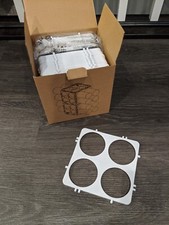 White Vinyl roll storage rack organizer - New in box