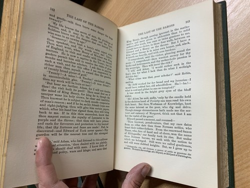 *RARE* 1890 LORD EDWARD BULWER-LYTTON "LAST OF THE BARONS" VOLS 1 & 2 BOOKS (P8) - Picture 7 of 19