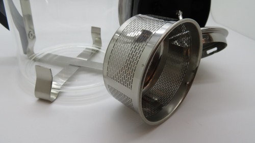 Teapot Tea Infuser Primula 18 oz Glass Pitcher Stainless Steel Basket 1 Serving - Picture 12 of 16