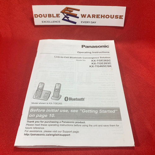 Instrucciones de funcionamiento Panasonic KX-TGE262C/KX-TGE263C KXX-TG465CSK manual del propietario - Imagen 2 de 5