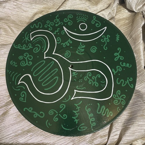 Handbemalte Vinyl Schallplatte. Unikat. Om - Bild 1 von 3