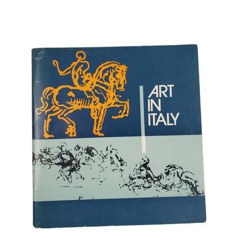 Art in Italy Italian State Tourist Department Softcover Guide Book, Used - Picture 1 of 6