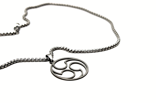 Halskette Symbol MMF Triskele Fetisch Lifestyle Edelstahl Boxkette MFM - Picture 7 of 21