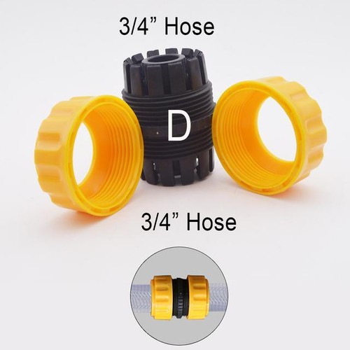 Kunststoff Gartenschlauch Stecker Adapter Schnellanschluss Reparatur Anschlussrohr 1 Stück - Bild 10 von 19