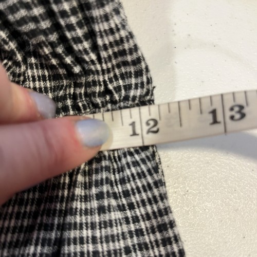 Ciao Lucia Rochelle Kleid XS blau grau kariert Baumwolle Midi Cottagecore Gingham Neu mit Etikett - Bild 14 von 16