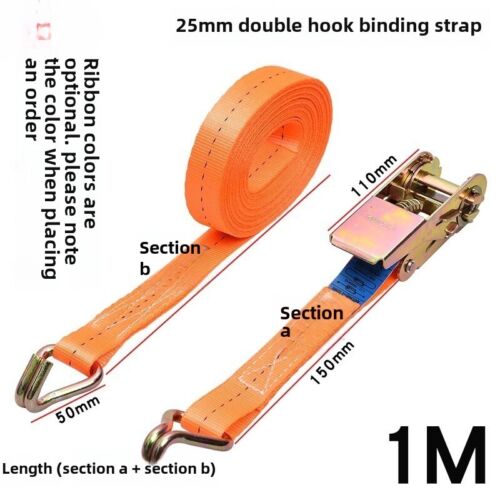 Tensor de trinquete de correa de flejado de carga de 25 mm correa de apriete automotriz - Imagen 22 de 35