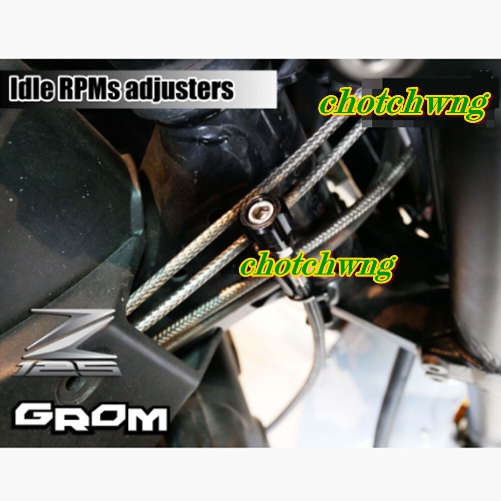 适用于本田Grom 川崎Z125 空闲调节器特技零件汽化器调节选择| eBay