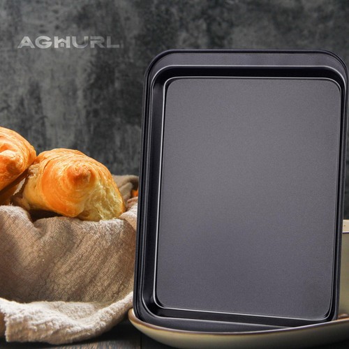 Baking Sheets Small Cookie Trays Nonstick Carbon Steel Baking Pan Bakeware Set 2 - Picture 7 of 7