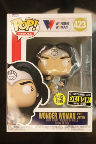 Funko Pop! DC Universe - Wonder Woman White Lantern Glow GITD Exclusive #423