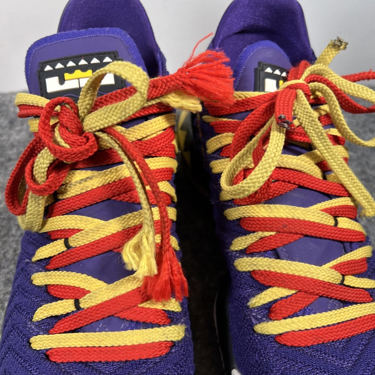 Nike LeBron 16 Martin 2019 Size 8.5 Purple Yellow Red black