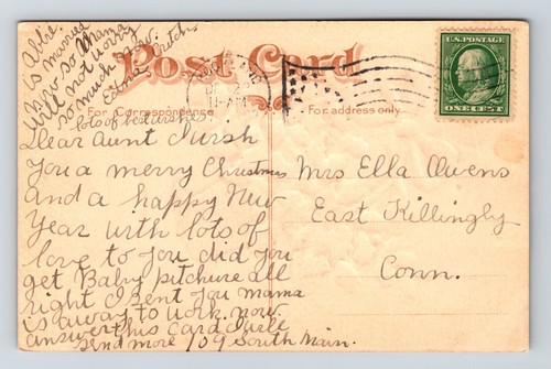 Postcard H.I. Robbins - Merry Christmas - Picture 2 of 2