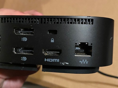 HP USB-C G5 Dock Station HSN-IX02 Hub Display Port HDMI Ethernet No Power Supply - Picture 9 of 20