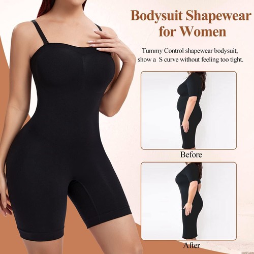 Women Slimming Bodysuit Shapewear Tummy Control Full Body Shaper Waist Trainer - Bild 3 von 20