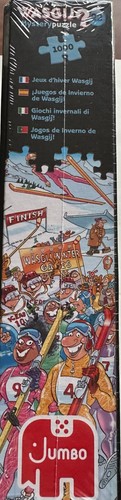 WASGIJ? 22 Winter Games! New Sealed Comical 1000 pc Puzzle Skiing Skateboarding - Picture 10 of 10