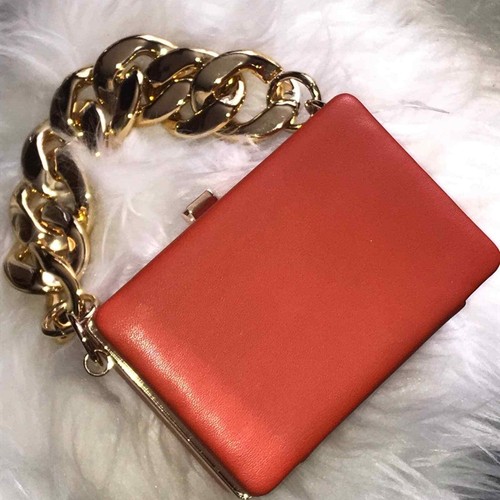 What A Cutie Micro Clutch / Handle Bag- Orange - Picture 12 of 12