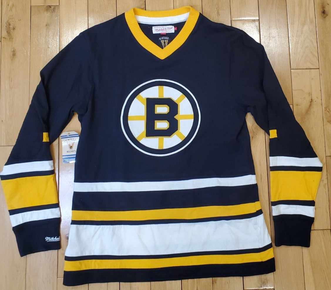 Men's Boston Bruins Mitchell & Ness Black 50th Anniversary Vintage