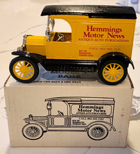 1992 ERTL HEMMINGS MOTOR NEWS 1917 Model T Bank - 1:25 Diecast - NEW in Box NIB