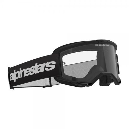 Gafas Alpinestars Vision 3 - WORDMARK - negras (con lente transparente) - Imagen 3 de 11