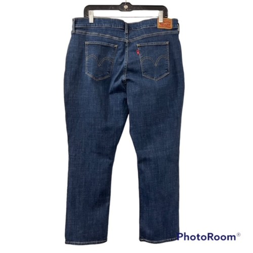Levis Damen Jeans Classic Straight Dunkelblau Denim High Rise Größe 33 - Bild 2 von 11