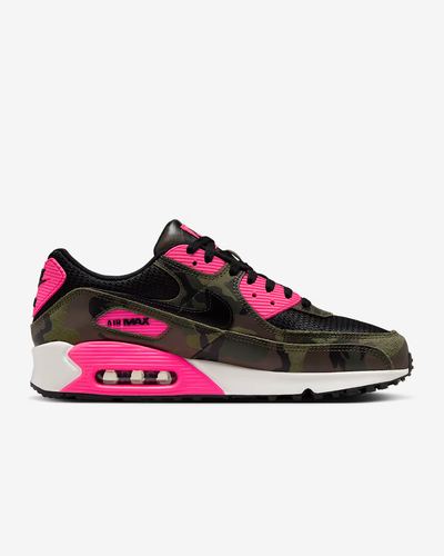 Nike Air Max 90 Premium IF1721-300 Camo Sequoia/Hyper Pink Men's Size US 8 - Picture 3 of 18