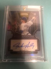 2022 Prizm Baseball Rookie RA-JH Jon Heasley Navy Blue Carolina #12/25 Royals