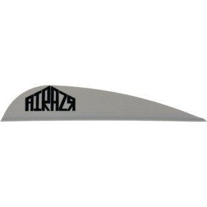 AAE AR26GY50 Airazr 2.6" Gray Archery Arrow Vanes (50 Pack)