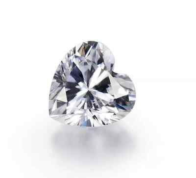 .85 Ct Natural White Diamond Heart Shape 5 mm 2 Pcs VVS1 D Grade Certified Z64