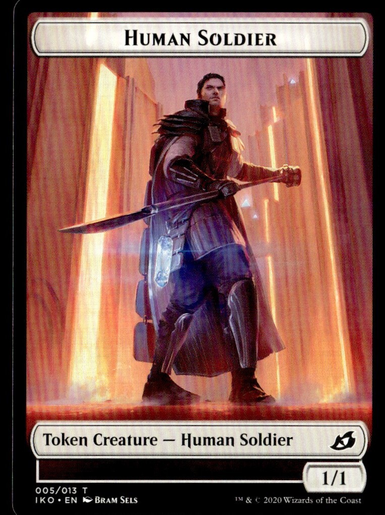 2020 Double Masters Human Soldier Token Common #5 MTG