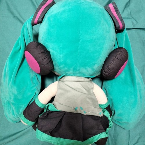 Hatsune Miku großer Jumbo flauschig Fuwa Fuwa Plüschpuppe Stofftier 2016 SEGA Gesang - Bild 8 von 8