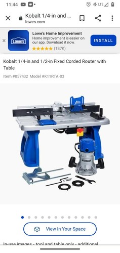 Kobalt Router Table | eBay