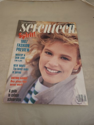 Seventeen Magazine January 1987 Cara Leigh 1987 Fashion Preview