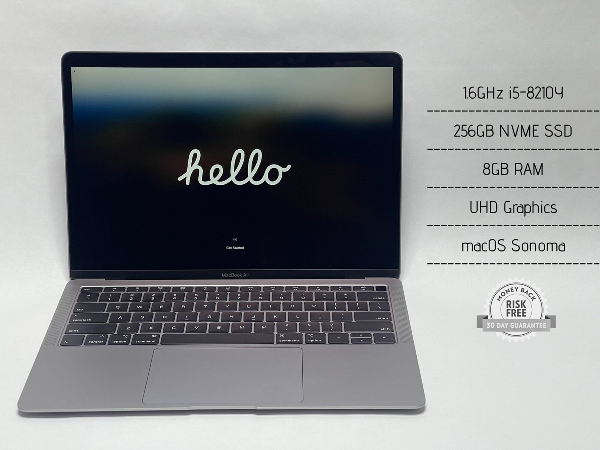 Apple MacBook Air A1932 1.6GHz i5-8210Y, 8GB RAM, 256GB SSD
