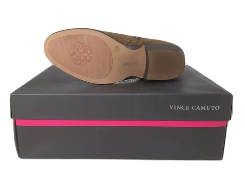 Vince Camuto - Parveen Suede Buckle Booties Pumpernickle Women's Size US 6W - Picture 4 of 4