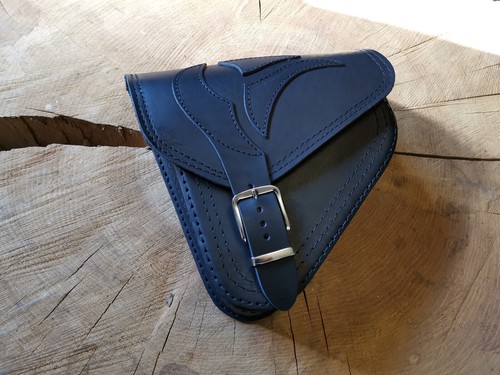 Schwingentasche EAGLE schwarz passend für Softail 1981-2023 Harley Davidson HD - Bild 5 von 11