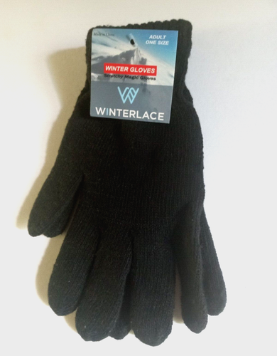 Winterlace Stretchy Magic Winter Gloves Ladies One Size Adult - Picture 1 of 3