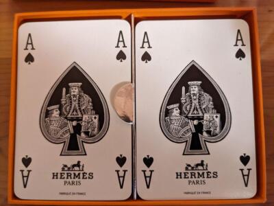 【HERMES】トランプ 楽天市場】【中古】 HERMES エルメス トランプ ミニトランプ 2点