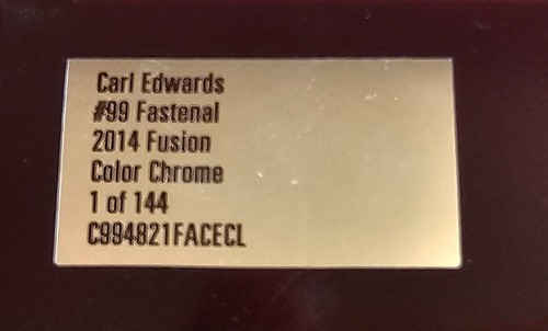 Carl Edwards 2014 #99 Ford Fusion Fastenal Action Color Chrome Lionel 1/24 - Bild 5 von 5
