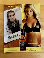 2005 Vintage Print Ad Evan Williams Sexy Blonde Model