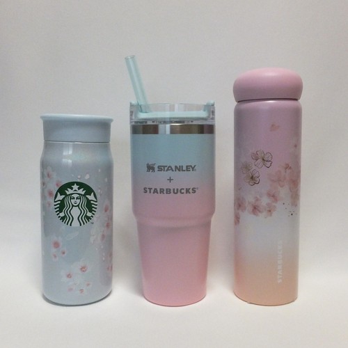 Starbucks Japan Sakura 2025 1st & 2nd Cherry Blossoms Tumbler Bottle Mug Cup New - Picture 13 of 263