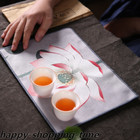 3d Visual Effect Velvet Tea Towel Accessories Cotton Cloth For Tea Tray Pot New