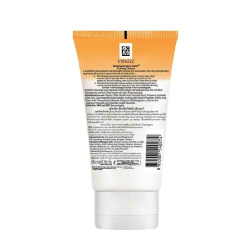 2 Pcs Neutrogena Deep Clean Foaming Cleanser, 100g Free Shipping - Picture 4 of 4